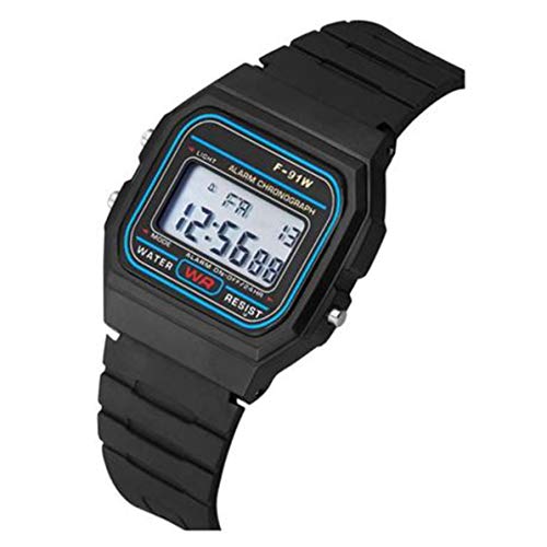 Reloj Deportivo Digital Resistente al Agua para Hombres Multifuncional con luz LED Reloj Inteligente Reloj Casual Luminoso con podómetro