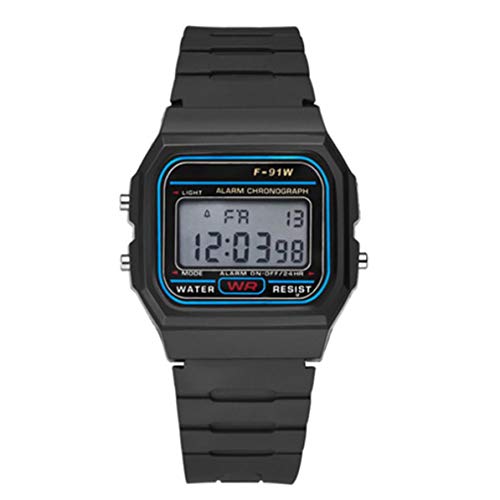 Reloj Deportivo Digital Resistente al Agua para Hombres Multifuncional con luz LED Reloj Inteligente Reloj Casual Luminoso con podómetro