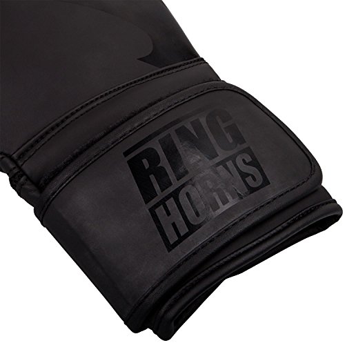 Ringhorns Charger Guantes de Boxeo, Unisex Adulto, Negro/Negro, 10oz