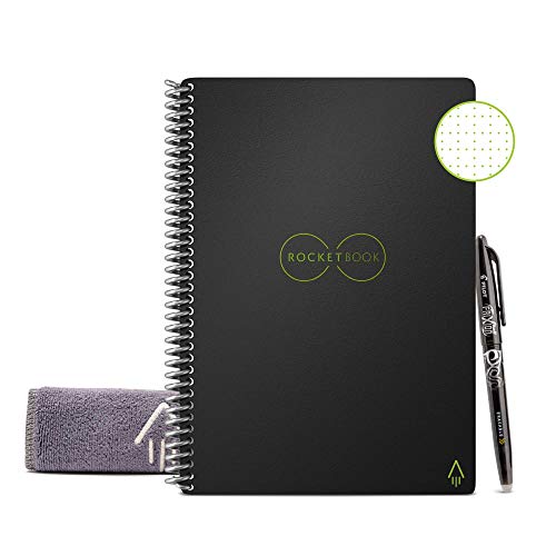 Rocketbook Everlast Smart - Cuaderno reutilizable, Negro, Esecutivo A5