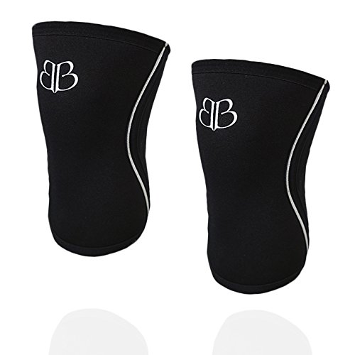 RODILLERAS Black Lifter Banbroken (2 unds) - 5mm Knee Sleeves - Halterofilia, deporte funcional, CrossFit, Levantamiento de Pesas, Running y otros deportes. UNISEX. (S)