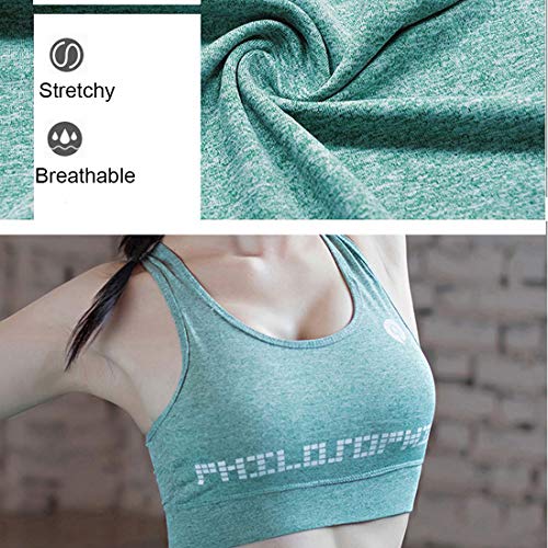 Ropa Deportiva Mujer,5 Piezas Conjuntos Deportivos para Mujer Yoga Fitness Deporte Chándales Ropa de Correr Conjunto de Gimnasio Ejercicio Carrera Entrenamiento Transpirable Cómodo