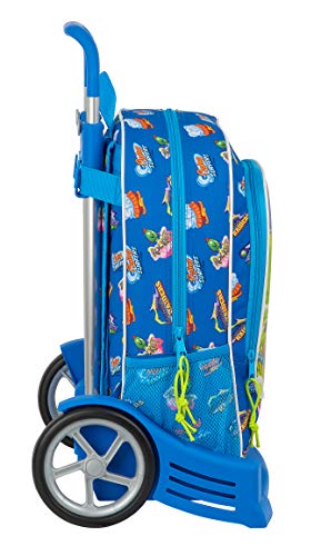 Safta Mochila 522 Espalda Ergonómica con Carro Evolution de Superzings Serie 5, 320x140x420mm, Azul