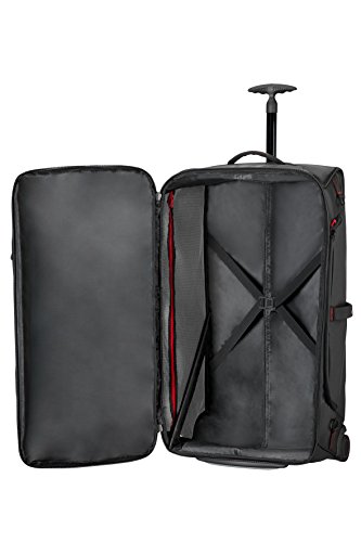 Samsonite Paradiver Light - Bolsa de viaje con ruedas, L (79 cm - 121.5 L), Negro (Black)