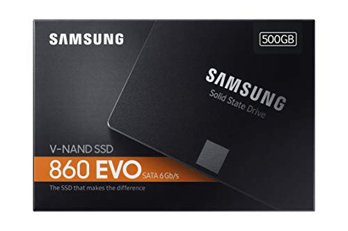 Samsung 860 EVO - Disco estado solido SSD (500 GB, 6 Gb/s) color negro