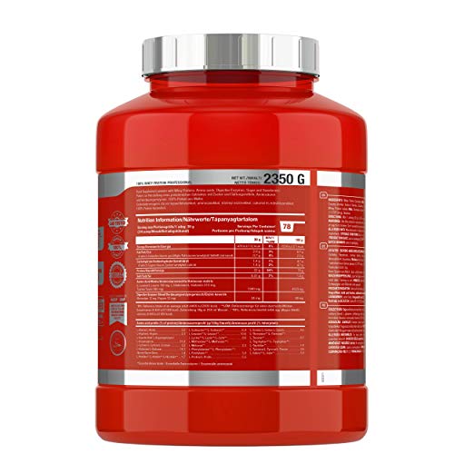 Scitec Whey Protein Professional Mezcla de Proteína de Suero, chocolate con avellana- 2350 gr