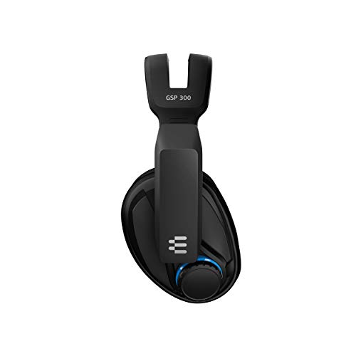 Sennheiser GSP 300 - Microauricular Cerrado para Gaming, Color Negro y Azul