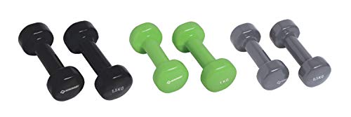 Set de Mancuernas - 2x0,5 Kg, 2x1 Kg, 2x1,5 Kg