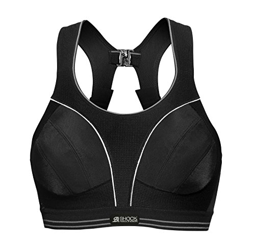 Shock Absorber Ultimate Run Bra, Sujetador Deportivo para Mujer, Negro (Black/Silver), 95B (80B EU)