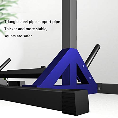 Silla de Fitness Jaula de Sentadillas hogar Barbell Rack Cama Peso Press de banca Equipo de la Aptitud Sencilla Jaula de Sentadillas Soporte del Marco Ajustable Bancos