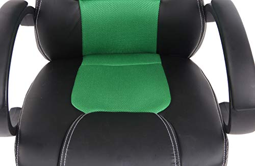 Silla Racing De Oficina Fire Estilo Deportivo I Silla Gaming Regulable En Altura & Giratoria I Silla Gamer con Ruedas Deslizantes I Color:, Color:Verde Claro