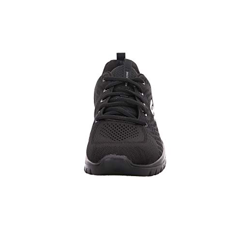 Skechers Women 12615 Low-Top Trainers, Black (Black Mesh/Trim Bbk), 4 UK (37 EU)