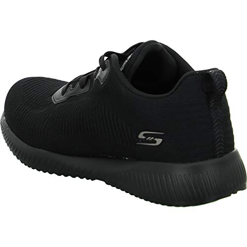 Skechers Women's BOBS Squad-Tough Talk Sneakers, Black (Black Engineered Knit/Trim BBK), 5 UK 38 EU