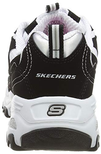 Skechers Women’s D'Lites Me Time TrainersBlack (bkw)5 UK(38 EU)