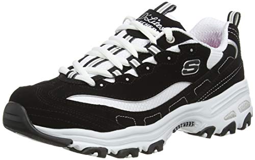 Skechers Women’s D'Lites Me Time TrainersBlack (bkw)5 UK(38 EU)