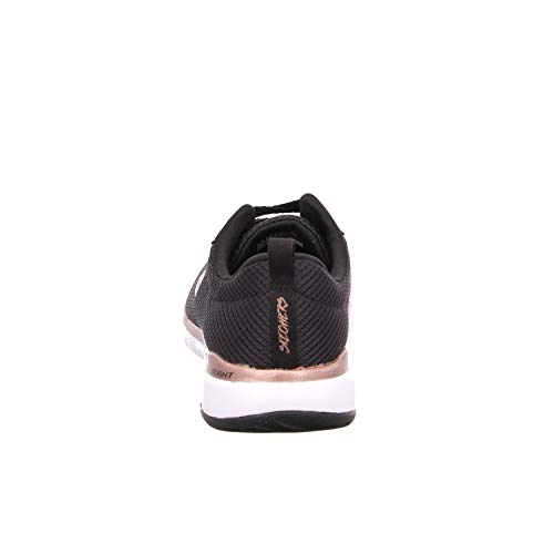 Skechers Women's Flex Appeal 3.0-first Insight Trainers, Black (Black Mesh/Rose Gold Trim Bkrg), 6 UK (39 EU)