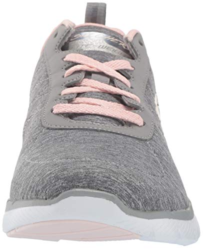 Skechers Women's Flex Appeal 3.0-INSIDERS Trainers, Grey (Grey Light Pink Gylp), 6 UK 39 EU