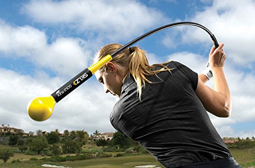 SKLZ Herramienta para Mejorar el Swing, Golftrainer Gold Flex Lã¤Nge 40, Gelb-Schwarz, SK6502010, Amarillo (Yellow), 40''