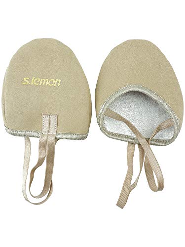 S.lemon Zapatillas Medias de Ballet Baile de Material Vegano Zapatos de Gimnasia Rítmica (22-26 EU)