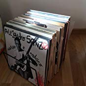 Soporte Rack para 70 Discos DE Vinilo LP -Vintage- Ref.1808 - Marca Cuidatumusica -