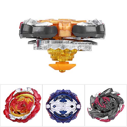 Spinning Gyro Toy, 4 en 1 Burst Set Toys Spinning Top Dreidel Toy Arena Luchando Gyro con Launcher Sticker Festival Regalo para Ni?os