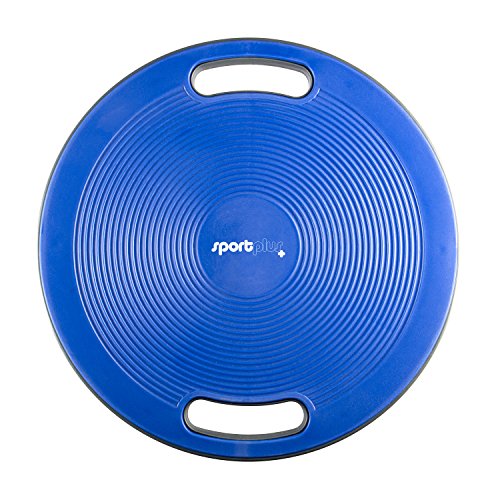 SportPlus Tabla de Equilibrio con Asas – Plataforma de Entrenamiento de 40 cm de Diámetro Entrenamiento de Fuerza, Coordinación y Equilibrio