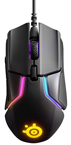 SteelSeries Rival 600, Ratón para juegos, Sensor óptico dual TrueMove3+, Distancia de elevación 0.05, Sistema de peso