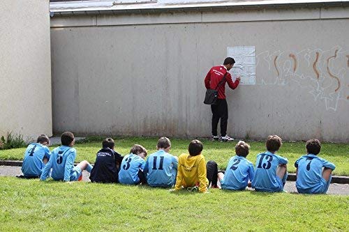 Taktifol Fútbol - Hojas Tácticas Para Entrenadores - Rollo con 25 Hojas