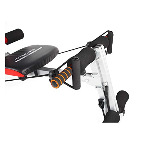 TechFit AB2000 Multi Crunch Total Trainer, Revolucionario 6 en 1 Core Cruncher, Ideal para Tonificar y Ejercitar Músculos Abdominales, de Cintura, de Espalda, de Hombros y de Piernas