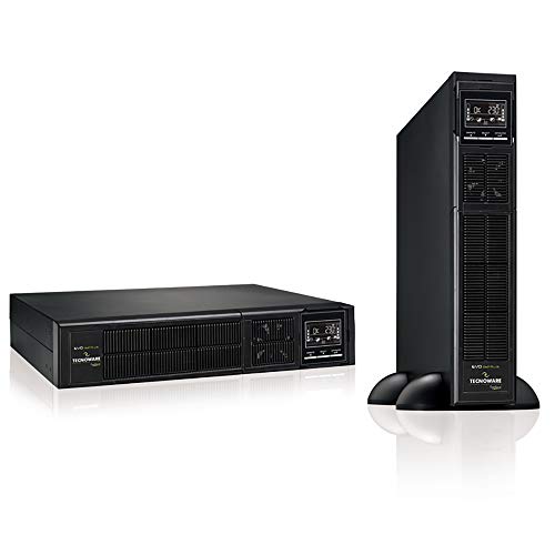 Tecnoware Sistema de alimentación ininterrumpida SAI EVO DSP PLUS 3600 PF 0,9 (3.240 W) RACK/TOWER IEC TOGETHER ON. Potenza 3.600 VA PF 0,9, tecnología On-Line, autonomía de hasta 40 min, Bypass, EPO,