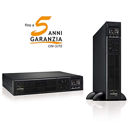 Tecnoware Sistema de alimentación ininterrumpida SAI EVO DSP PLUS 3600 PF 0,9 (3.240 W) RACK/TOWER IEC TOGETHER ON. Potenza 3.600 VA PF 0,9, tecnología On-Line, autonomía de hasta 40 min, Bypass, EPO,