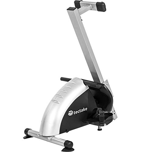 TecTake 401074 Máquina de Remo con Consola, Entrenamiento Fitness, Capacidad Máxima 100 kg