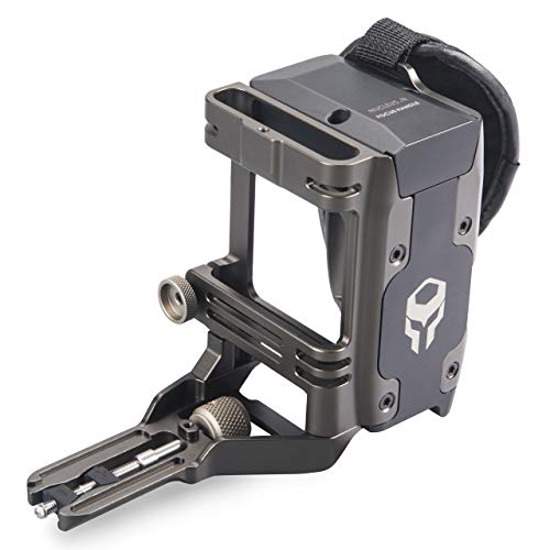 Tilta TA-SH1-97-G Side Power Handle Type I for Tilta BMPCC 4K GH5 6300 6400 XT3 Z7 Camera Cage (Sin función de Enfoque, batería F970 no incluida)