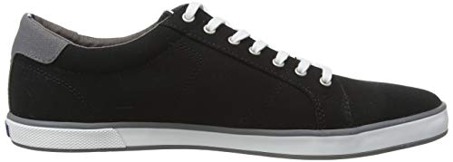 Tommy Hilfiger H2285arlow 1d, Zapatilla de Deporte Baja del Cuello para Hombre, Negro (Nero), 43 EU