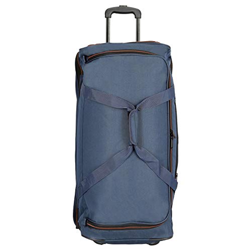 Travelite Sac de voyage à roulettes "Basics" 70cm noir/bleu Bolsa viaje, 70 cm, 98 liters, Varios colores (Noir/bleu)