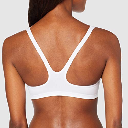 Triumph Tri Action Fitness, Sujetador Deportivo para Mujer, Blanco, 95B ES (80B EU)