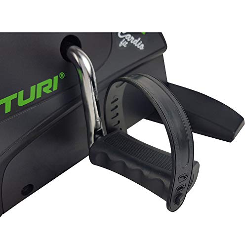 Tunturi Cardio Fit M30 Mini bicicleta estática / Mini Bike / con pedales para entrenamiento de brazos y piernas - computadora de Entrenamiento