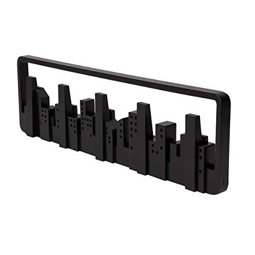 Umbra 318190-040 Percha de pared Skyline Multi Negro