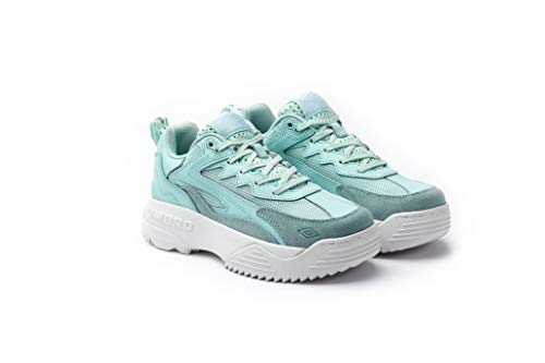 Umbro Exert MAX, Zapatillas de Deporte para Mujer, Azul (Fair Aqua/White Gym), 36 EU