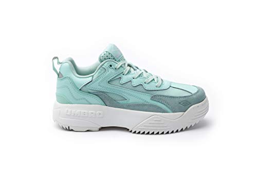 Umbro Exert MAX, Zapatillas de Deporte para Mujer, Azul (Fair Aqua/White Gym), 36 EU