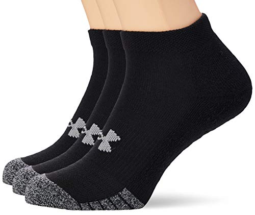 Under Armour Heatgear Locut Calcetines, Unisex adulto, Negro, LG