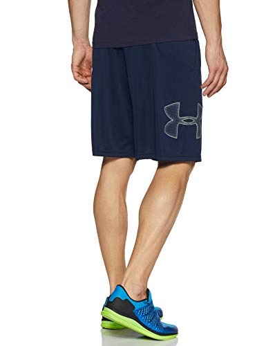 Under Armour Tech Graphic Short Pantalón Corto, Hombre, Azul (Academy/Steel 409), M