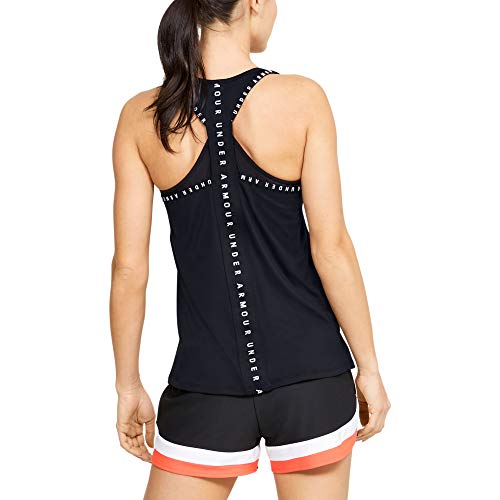 Under Armour UA Knockout Tank, Camiseta de Tirantes, Camiseta Deportiva para Mujer Mujer, Negro, S