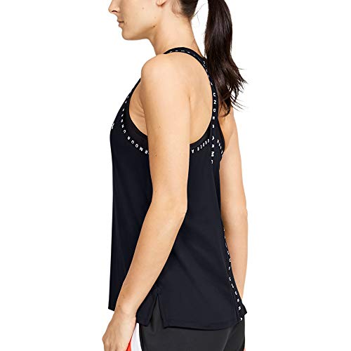 Under Armour UA Knockout Tank, Camiseta de Tirantes, Camiseta Deportiva para Mujer Mujer, Negro, S