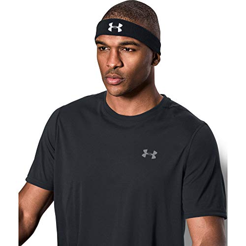 Under Armour UA Performance Headband Diadema Deportiva, Diadema Para Hombre Hombre Negro (Black) Talla Única