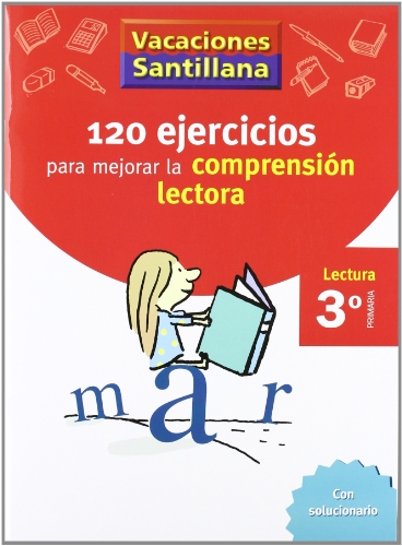 Vacaciónes Santillana, lectura, comprensión lectora, 3 Educación PriMaría. Cuaderno - 9788429409000