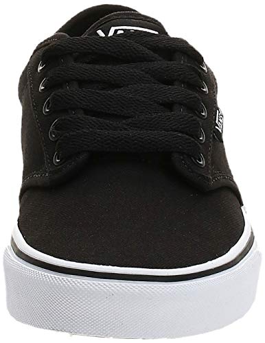 Vans Atwood, Zapatillas para Hombre, Negro (Black/White Canvas 187), 44 EU