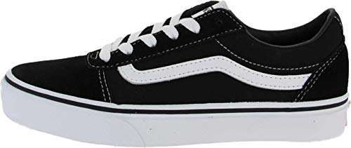 Vans Ward Suede/Canvas, Zapatillas Unisex Niños, Negro ((Suede/Canvas) Black/White Iju) 37 EU