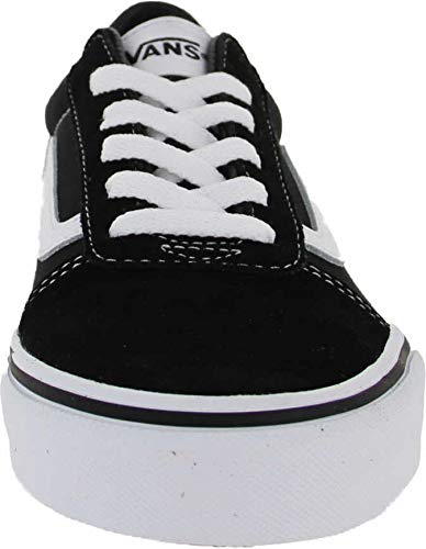 Vans Ward Suede/Canvas, Zapatillas Unisex Niños, Negro ((Suede/Canvas) Black/White Iju) 37 EU