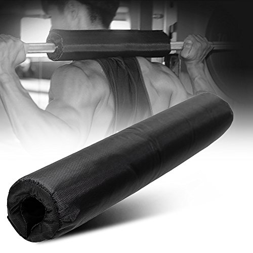 VGBEY Squat Pad - Barbell Pad para Barras estándar y olímpicas con Correas de Seguridad para Levantamiento de Pesas, empujes de Cadera, Sentadillas y estocadas